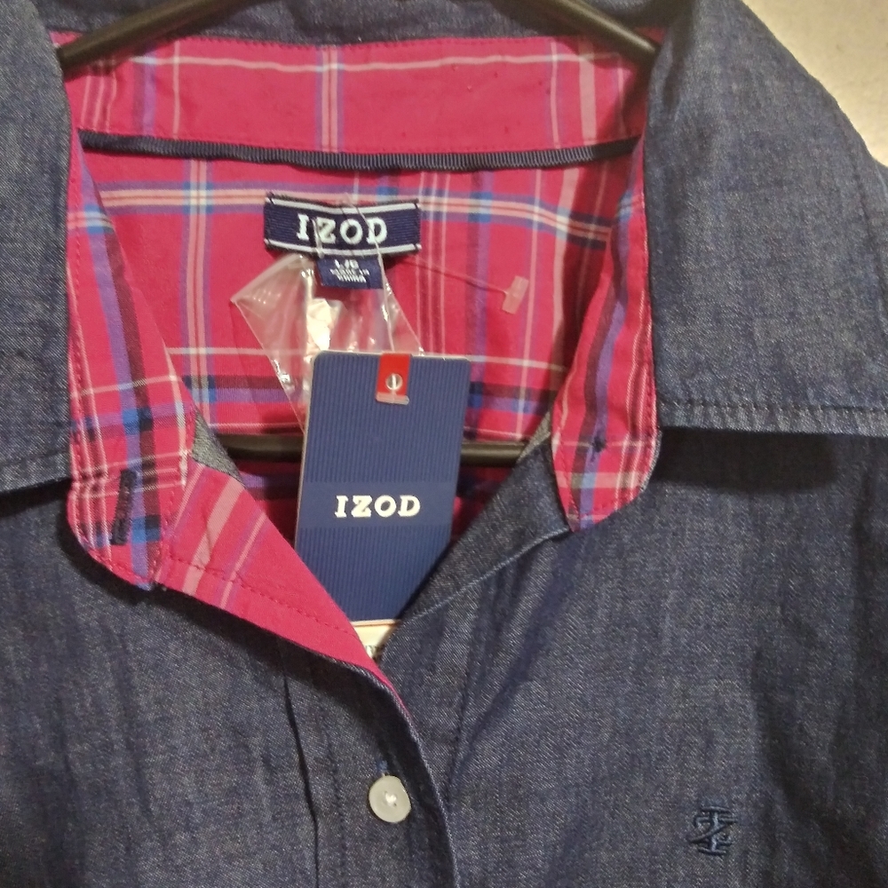 Izod denim shirt